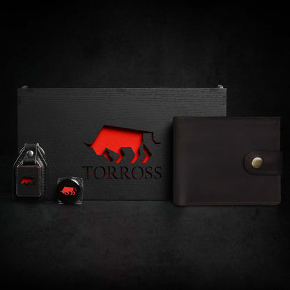 Portafoglio piccolo con chiusura a scatto TORROSS™